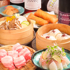 せいろ蒸しと地酒 蒸すびのコース写真