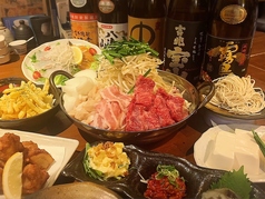 串かつと鉄板鍋あかつきのコース写真