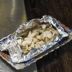埼玉ネギと海老きのこのバターホイル焼き