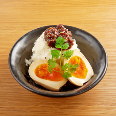 炙り黒豚味噌のポテサラ