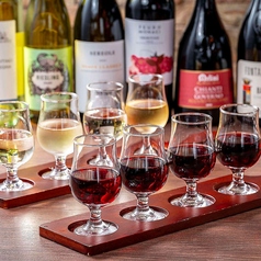 【ワイン飲み比べ】