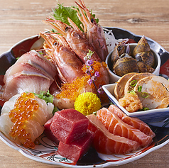 鮮魚の五点盛り合わせ