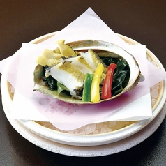 あわび若竹バター焼き