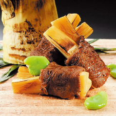 竹の子牛肉巻き