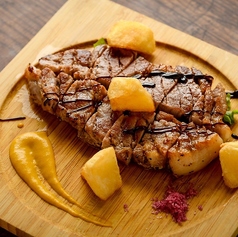 厚切り豚肩ロースのグリル～イタリア岩塩～