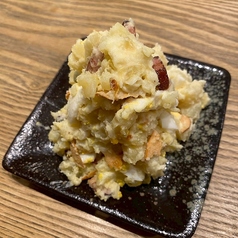 おでん卵とベーコンのポテトサラダ
