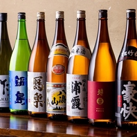 季節に合わせた「銘柄日本酒と焼酎がウリ」