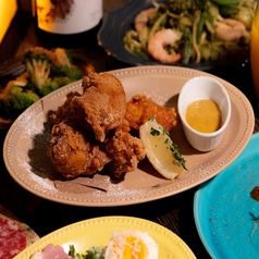 チキンフリット ハニーマスタード添え