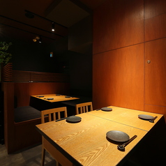 3～4名様用のテーブル席。