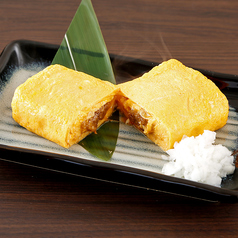 軍鶏そぼろの玉子焼き