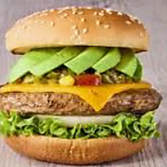 アボカドチーズバーガー