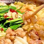 新鮮なもつを使ったもつ鍋！こちらも美味しいと評判のイチオシメニュー！