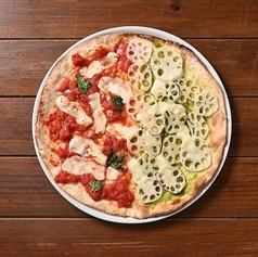 【ハーフ&ハーフ】マルゲリータ&レンコンジェノベーゼ