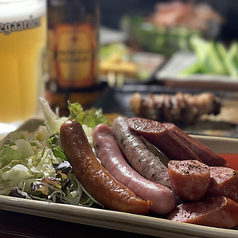 ソーセージ盛合せ