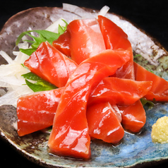 サーモンの醤油漬け