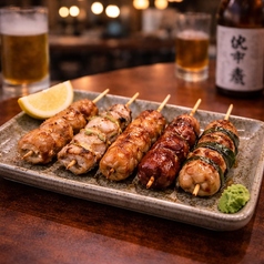 焼き鳥盛合せ5本