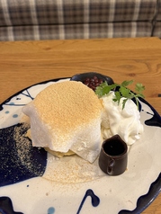 黒蜜きなこもちパンケーキ