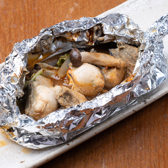 牡蠣と白菜のちゃんちゃんホイル焼き