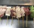 料理メニュー写真&nbsp;金の炭火焼き鳥7本盛り合わせ