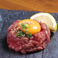 料理メニュー写真&nbsp;【牛】炙りユッケ