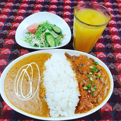 ダブルカレーライス