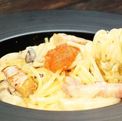 たらこクリームパスタ