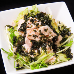 蒸し鶏のサラダ