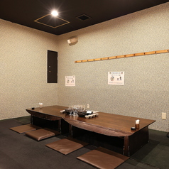 喫煙できる掘りごたつ席もご用意！愛煙家のお客様に喜ばれております♪