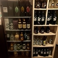色んなお酒を取り扱っております。ボトルキープも可能なので、ぜひご利用ください。