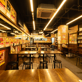 62席の広めのキャパで入りやすい!総席数は 62席 と大衆酒場としてはしっかりした収容力があり、グループでも入りやすいのが強みです!