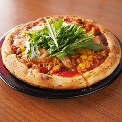 ピリ辛バッファローチキンピザ