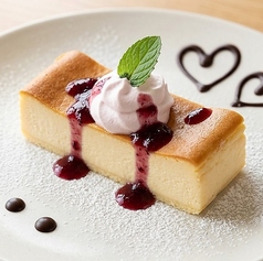 スフレチーズケーキ