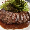 料理メニュー写真 ブラックアンガス牛のハラミステーキ
