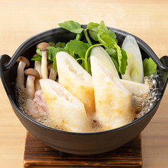 セリときりたんぽの小鍋