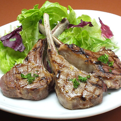 ラムチョップのグリル ～カポナータ添え～