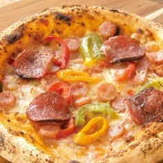 懐かしのミックスピザ