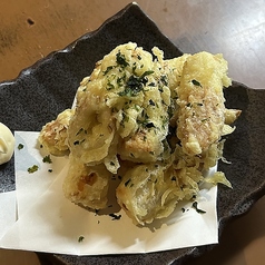 山盛りちくわの磯辺揚げ