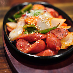 ソーセージ野菜炒め