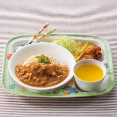 お子様カレーチャーハン　から揚げセット