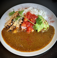 メキシカンカレー　ガーリックペッパーライス