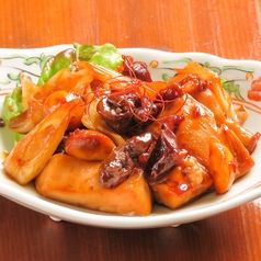 比内地鶏　とりもつ煮