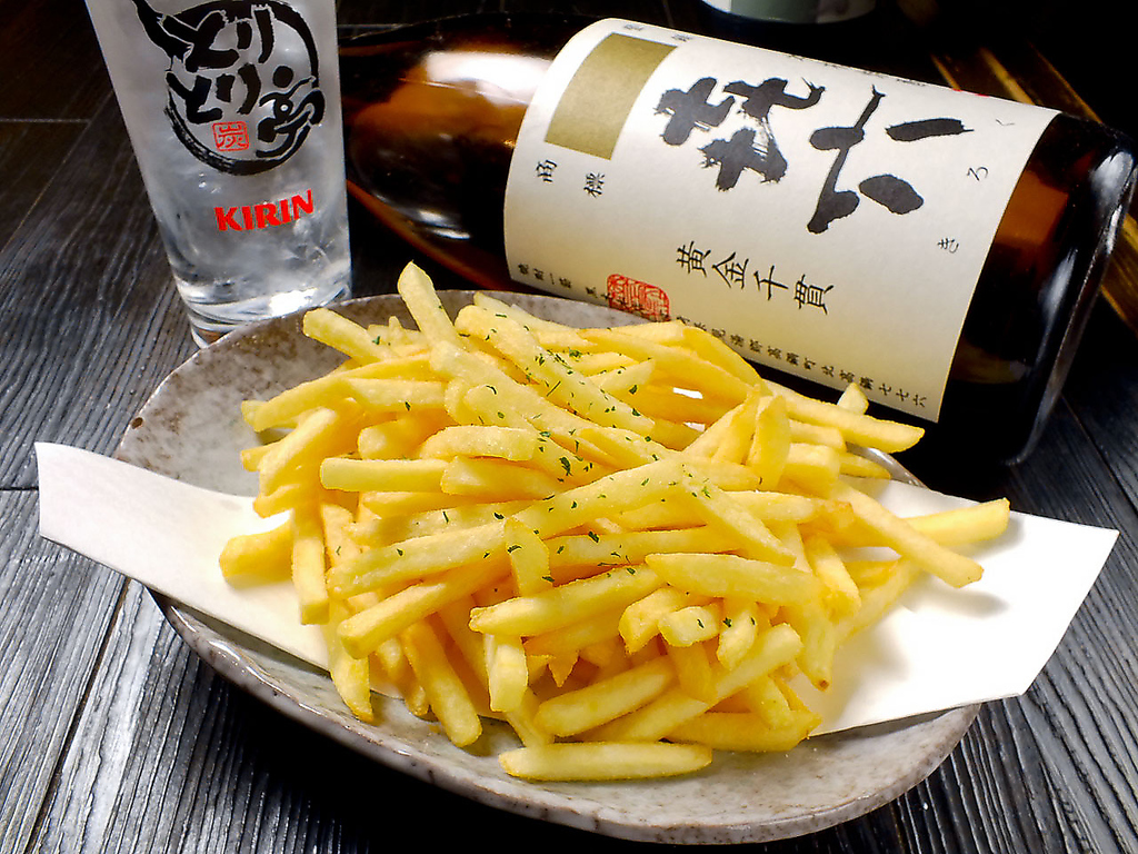 ホットペッパーコースで食べ放題のフライドポテト