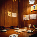 【半個室】様々な人数に対応可能な半個室をご用意しております。最大25名様位でのご宴会も可能です！ぜひお気軽にお越しください♪