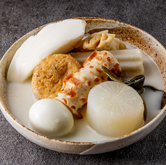 鶏白湯おでん8種盛り
