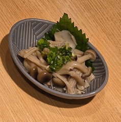 秋きのこのお浸し