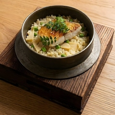 季節魚の釜飯