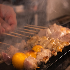 焼き鳥三種盛り