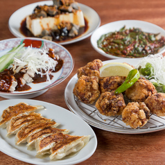 餃子と唐揚げ 犀のツノのコース写真