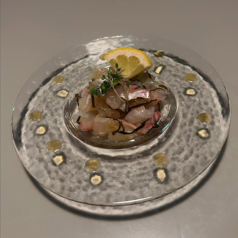 真鯛の昆布カルパッチョ