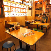 活気ある店内で特別な時間を♪